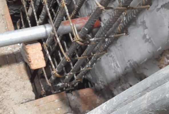TRỤ CỘT NHÀ 25x500 CHO NHÀ 8 TẦNG